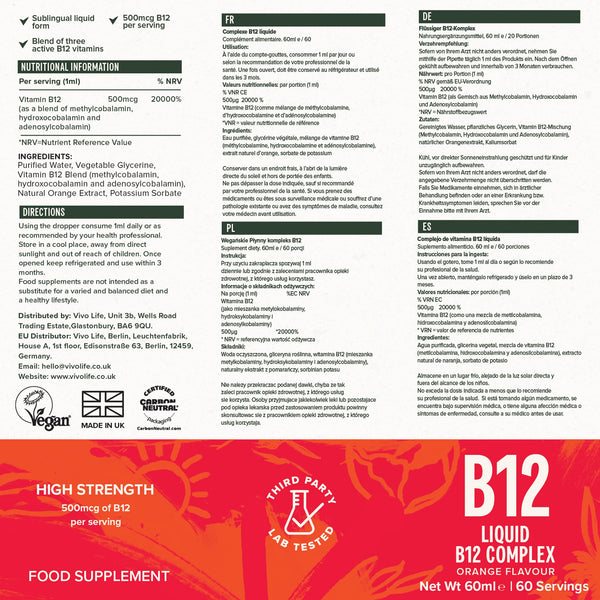 Gocce di vitamina B12