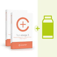 Kit Controllo Omega 3: 2 Omega Screening + integratore omega 3