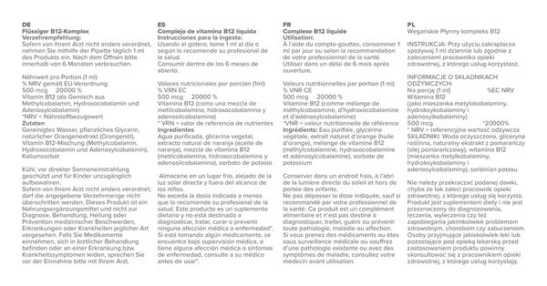 Gocce di vitamina B12