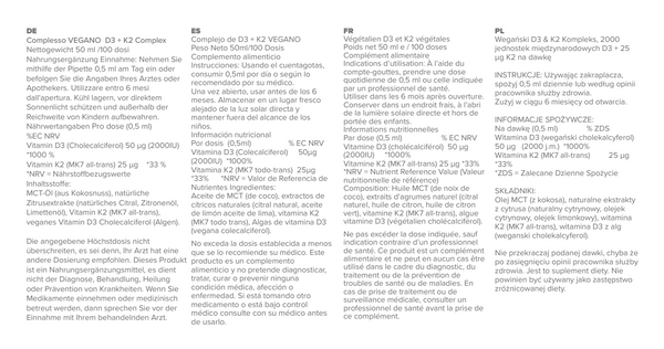 Gocce di vitamina D3 (D3 + K2)